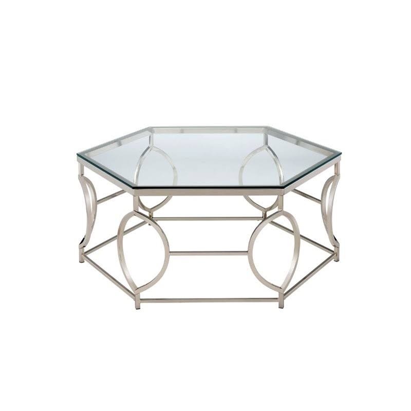 Bowery Hill Metal Coffee Table in Chrome - BH-1445136 RSM8_C1XSU92