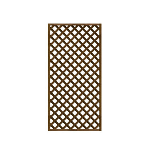 Ejoy 24 in. x 48 in. Wood Trellis Lattice Screen Privacy Fence (Set of 3-Pieces), Beige / Cream LMB4_O3PXQ65