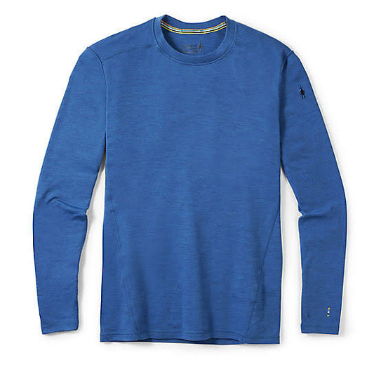 Smartwool Mens Merino 250 Base Layer Crew Top in Bright Cobalt Heather Size Small DVR3_N7KLW85