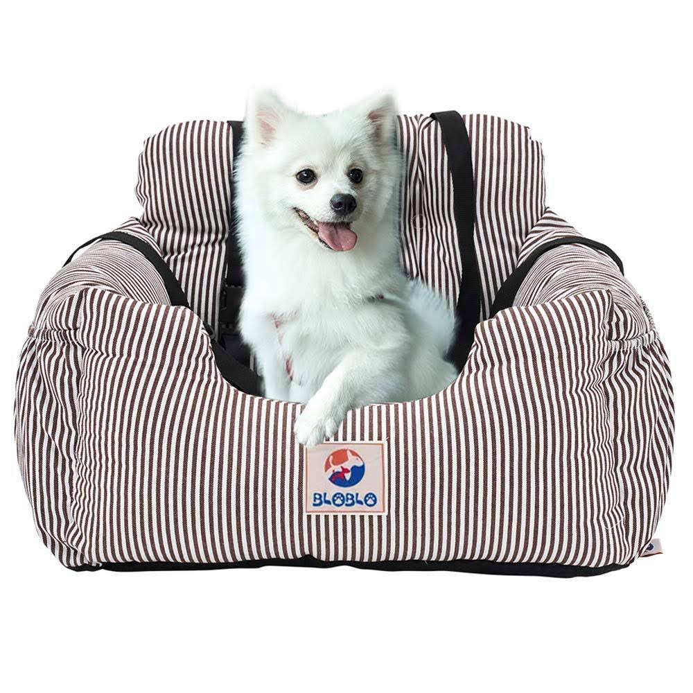 BLOBLO Dog Car Seat Pet Booster Seat Pet Travel Safety Car Seat Dog Bed for Car with Storage Pocket WJA7_T9UNV74