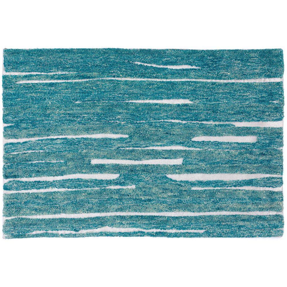 Addison Rugs Ritz 1 Teal 2 ft. x 3 ft. Area Rug, Blue FIV2_F4KPS37