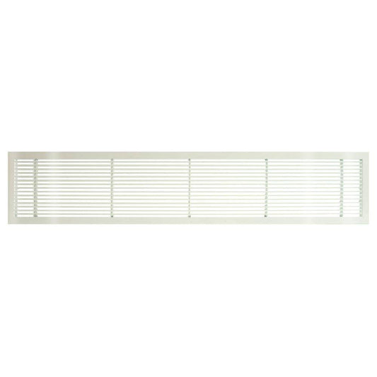 Architectural Grille 100044203 AG10 Series 4x22 x 42x22 Solid Aluminum Fixed Bar Supply/Return Air Vent GRILLE, White-Gloss ZFI5_G7SRN61