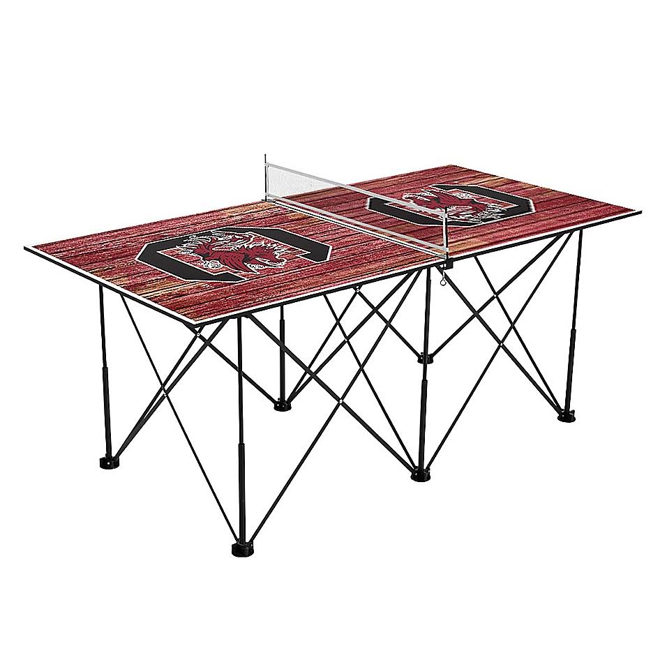 South Carolina Gamecocks 6& Weathered Design Pop Up Table Tennis Set KXM1_F3XCL80