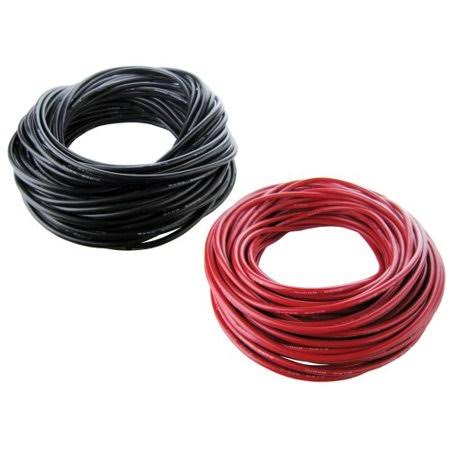 6 AWG Gauge Silicone Wire - Fine Strand Tinned Copper - 100 ft. Each Red  Black ATX8_I0IBS23