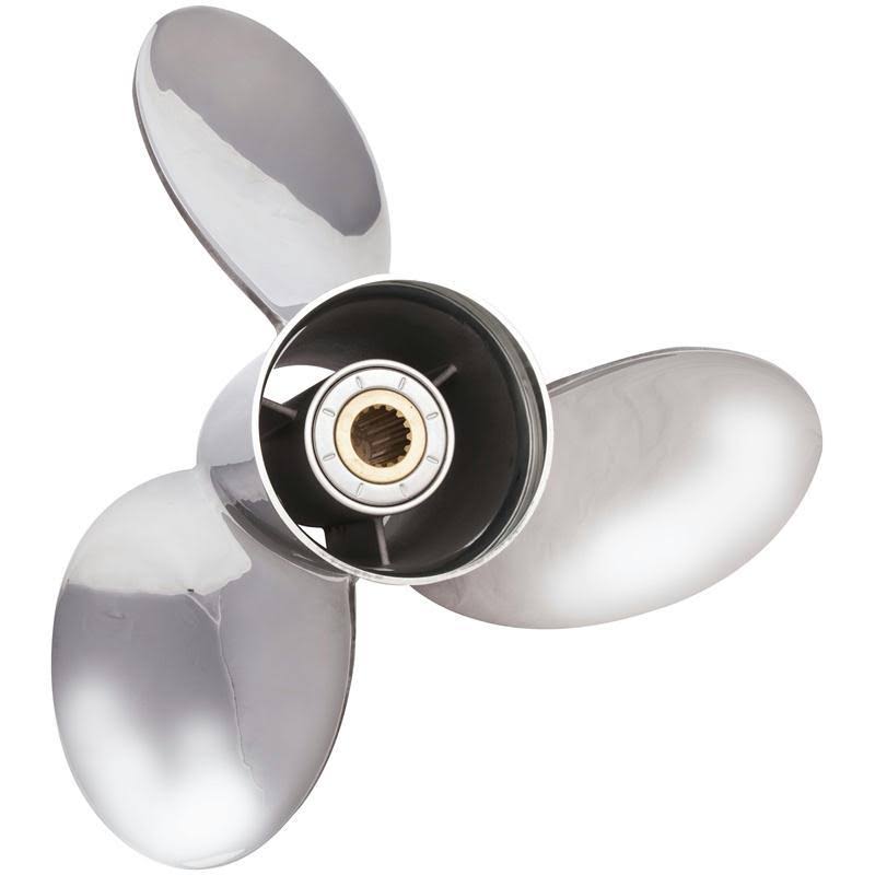 Solas Propellers 4572-153-19 Lexor Series 15-1/4x22 D x 19x22 LH Rotation 3 Blade Stainless Steel Thru-Hub Exhaust PROPELLER wit KBF7_P7ZGN37