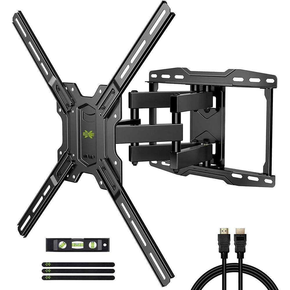 USX Mount TV Wall Mount Fits 42 in. - 75 in. TV with VESA 600 mm x 400 mm for Most TVs, with Swivel Articulating Tilting Functio WSL1_U7IOD89