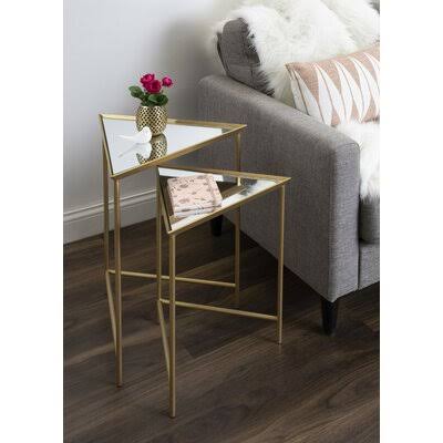 Tamara 3 Legs Nesting Tables Everly Quinn GBR9_K3YBI38