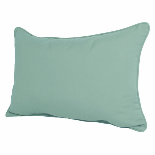 Comfort Classics Indoor/Outdoor Rectangle Sunbrella Lumbar Pillow, Blue ELM6_O3CKE55