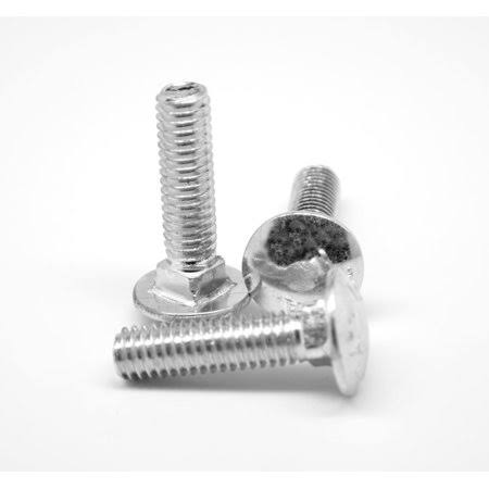 3/8 inch-16 x 3 1/4 inch (FT) Coarse Thread Grade 5 Carriage Bolt Medium Carbon Steel Zinc Plated Pk 50 BSO8_I8ZOA89