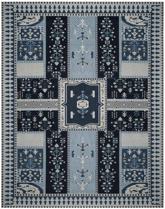 Safavieh CLV512A Classic Vintage Navy / Light Blue Area Rug - 8& x 10& ILU7_K0HYC73