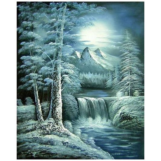 Winter Grandeur Canvas Wall Art - A - H 36 x W 24 GHT5_M7ELX83