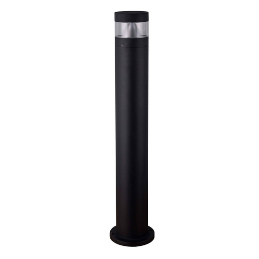 VONN Lighting Modern 1 Light LED Bollard Light, Black XZR5_R2ROB15