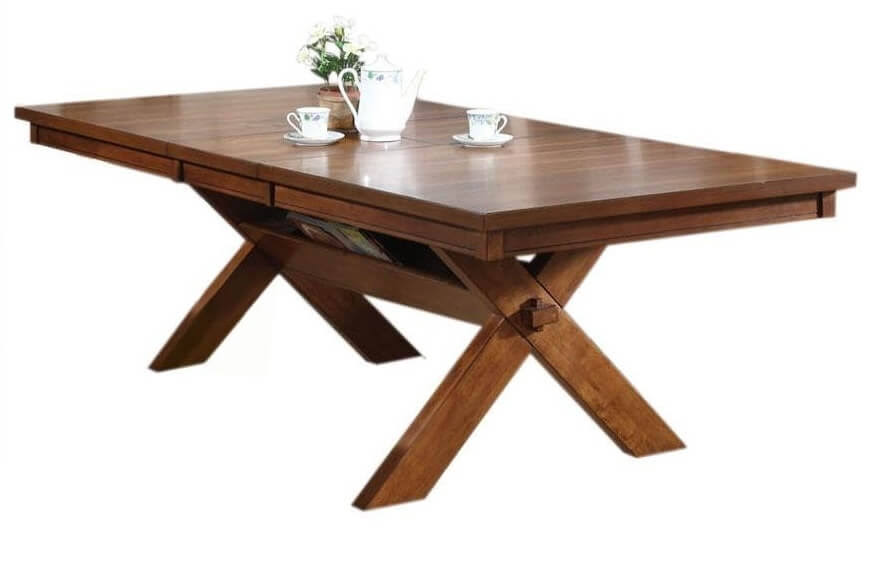 Acme Apollo Dining Table, Walnut, 70000 VFK3_A0WDF17