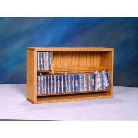 The Wood Shed Solid Oak Dowel 112 CD Media Cabinet YLR1_F2ZMT89