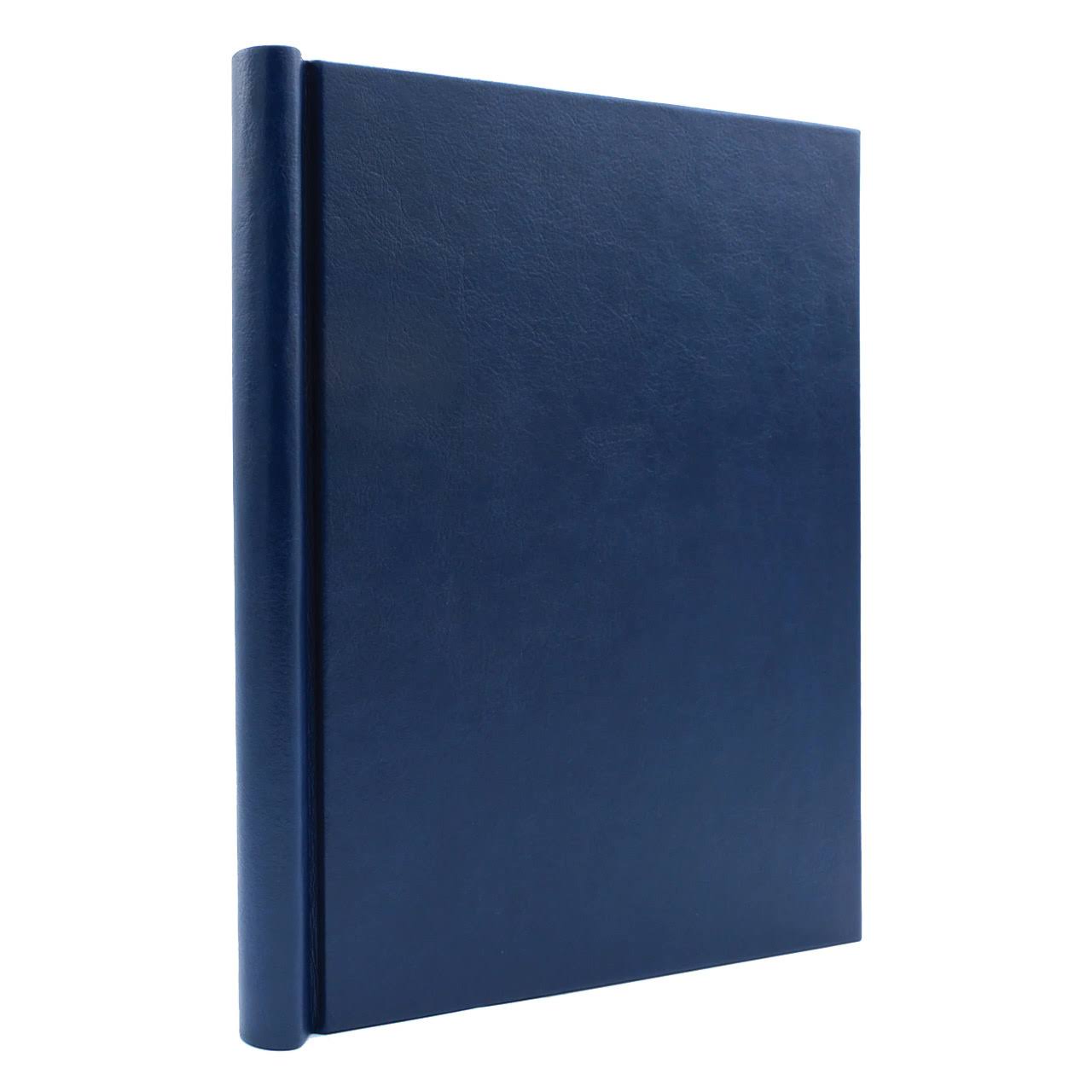 Bindertek 1-Inch Premium Springback Thesis Binder, Soft Leather Effect, 7 Color Options, Blue (TBXS-L-BL) FAF5_X0CTP47