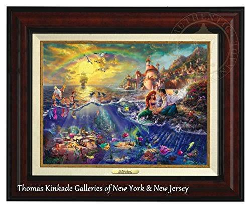 Thomas Kinkade The Little Mermaid - Canvas Classic (Burl Frame) NKU4_A1SJU93