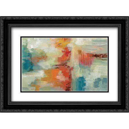 Coral Reef 2X Matted 24x18 Black Ornate Framed Art Print by Vassileva Silvia KWJ0_Z9SGM83