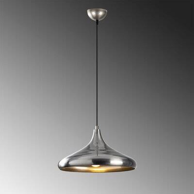 Rosanna 1 - Light Single Dome Pendant George Oliver Finish: Silver YSF5_D0HAX60