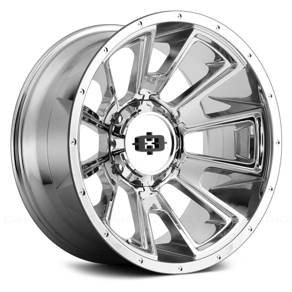 Vision Off-Road Rebel 20x9 5x127 10et Chrome Wheel JEG0_G1OEN48