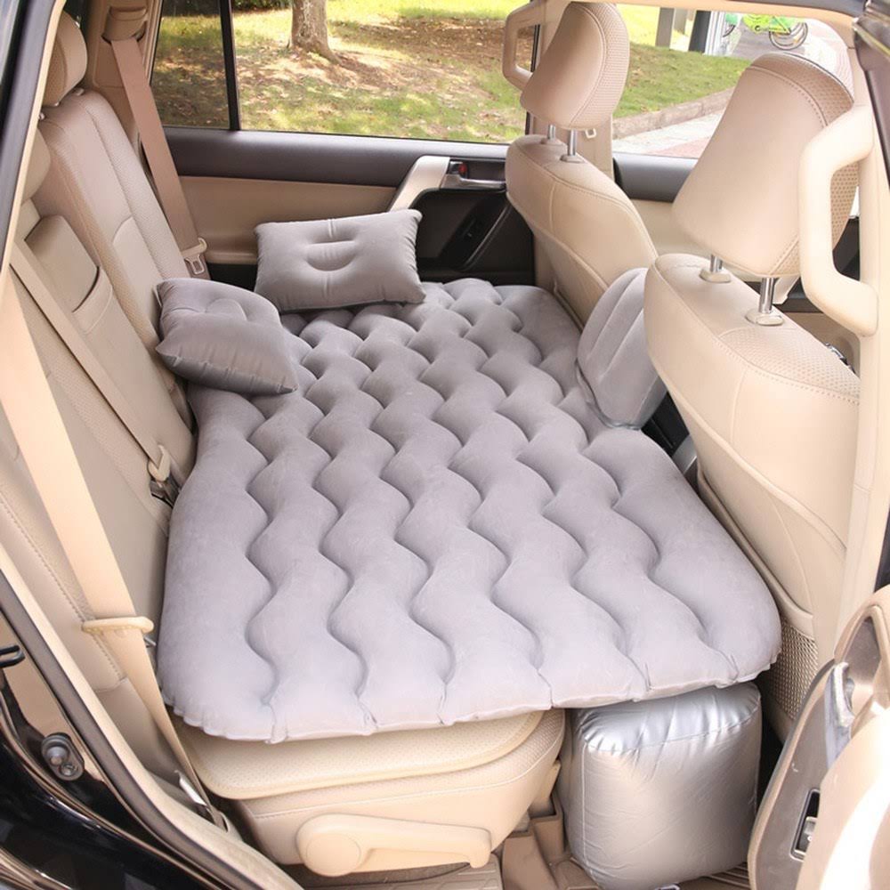 Tomtop Car Inflatable Bed Air Mattress Universal Car Seat Bed Outdoor Camping Sleeping Pad Cushion Mat with 2 Air Pillows EOZ7_T8UNL49