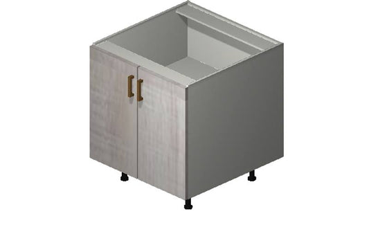 Wilora Paloma Cortina Oyster Shell 24x22 x 27.13x22 x 24x22 Desk 2 Doors Base Cabinet | Engineered Wood ROS-DDO24 VKH2_U5ERY65