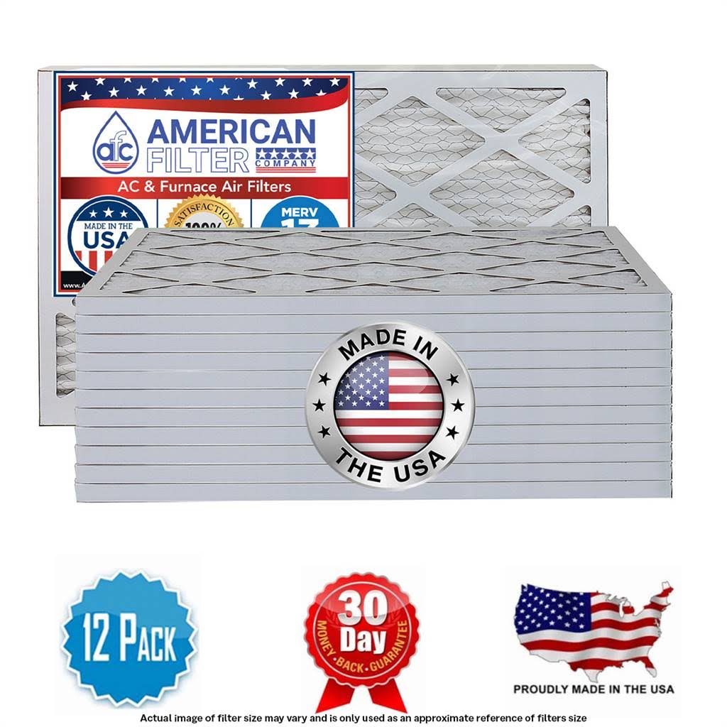 American Filter Company AFC 12x27x1 Furnace / AC / Air Filters MERV 13 (12-Filters) USL0_X6EPF37