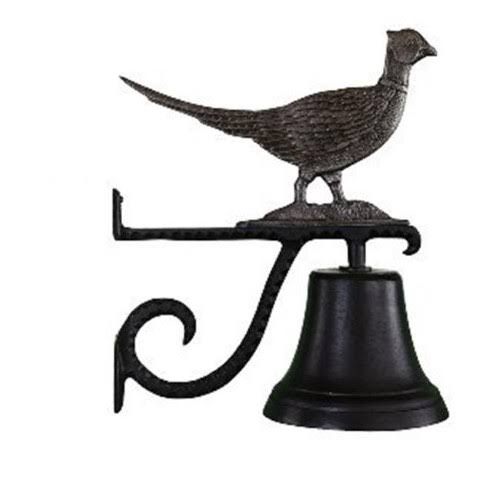 Swivel Cast Bell with Swedish Iron Pheasant Ornament SW97976 UUD2_H2ACJ44