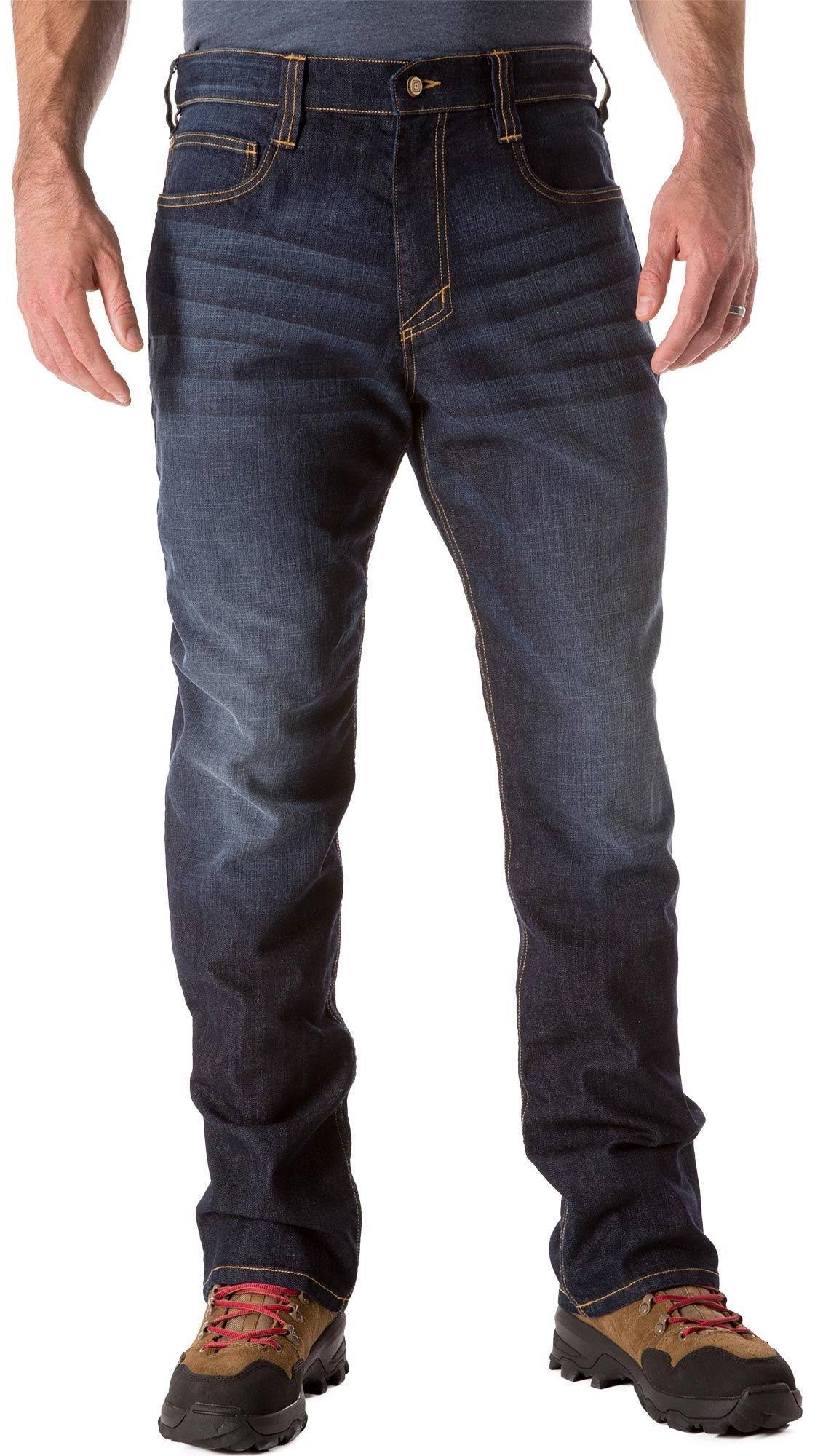 5.11 Straight Defender-Flex Jeans, Mens Dark Wash Indigo YKS2_L9KWH51