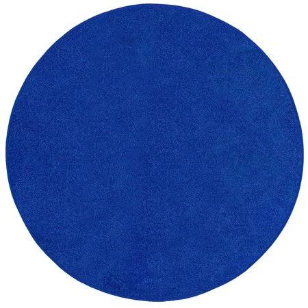 Color World Collection Kids Favorite Neon Blue 18 inchx18 inch Round Set of 12 - Area Rug WLL9_A9RRT16