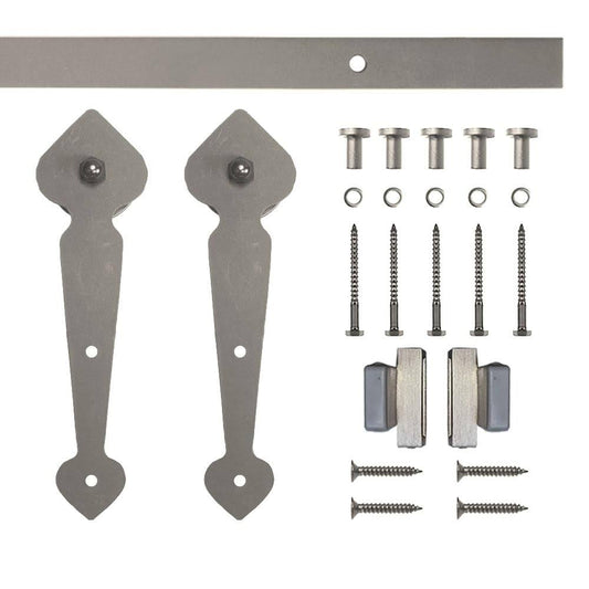 Quiet Glide 72-in Satin Nickel Interior Barn Door Kit | NT.1310.10.SN-72 HLL1_C0PPO93