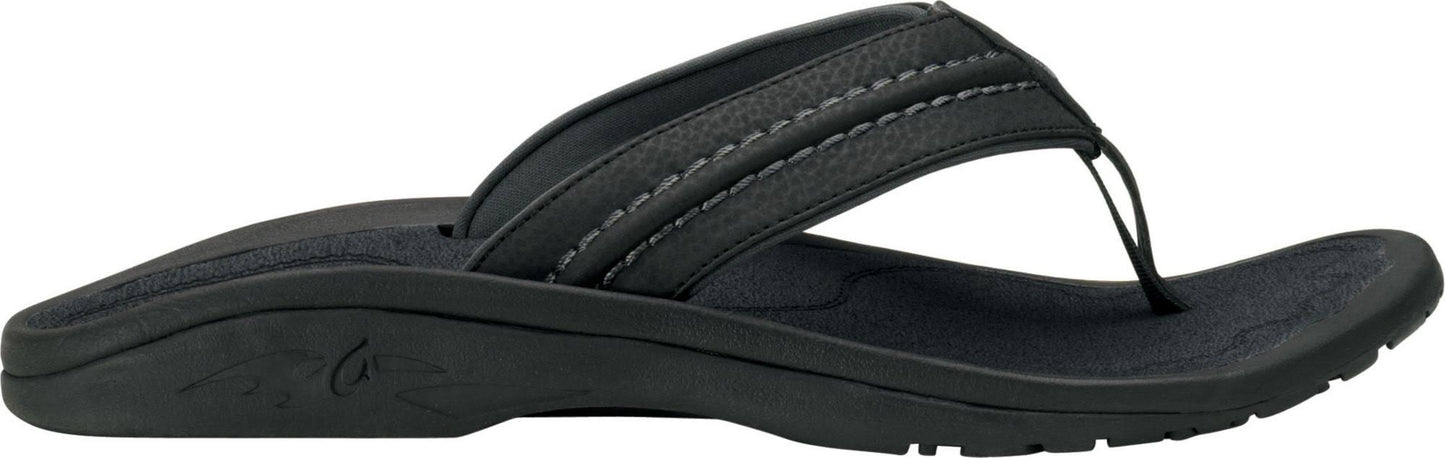 Olukai Hokua 10 , Black/Dark Shadow (Mens) IDA9_A4XJV39