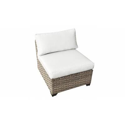 Rochford Patio Chair with Cushions Sol 72 Outdoor Cushion Color: White QRD5_Z4FEI45