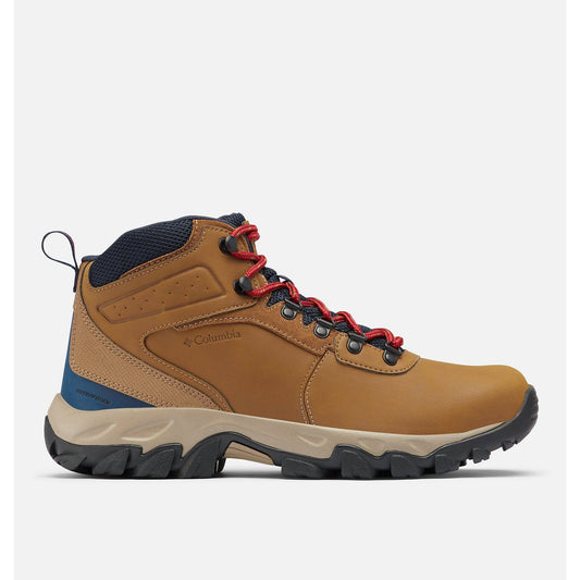 Columbia Newton Ridge Plus II Waterproof Wide Hiking Boots -Mens Light Brown/Red Velvet / 12 XVN4_J6CHO73