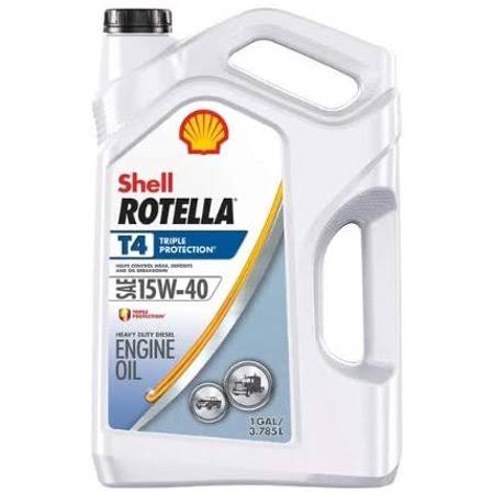 Rotella Pack of 3 - Shell T5 Heavy Duty Diesel Engine Oil, 1 Gal NVM2_H4GBA91