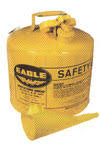 5-Gallon Type-1 Safety Can Steel Yellow Diesel W Funnel, from Eagle Mfg. Co. AWJ8_Z3WMS08