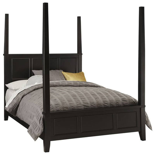 Bowery Hill Wooden King Poster Panel Bed in Black - BH-4752-2131299 MMP2_X4HNH50