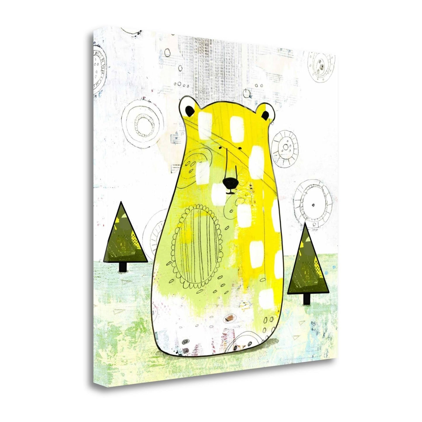 Tangletown Fine Art Bear III by Sarah Ogren Giclee Canvas Wall Art PDS7_H0VBS43