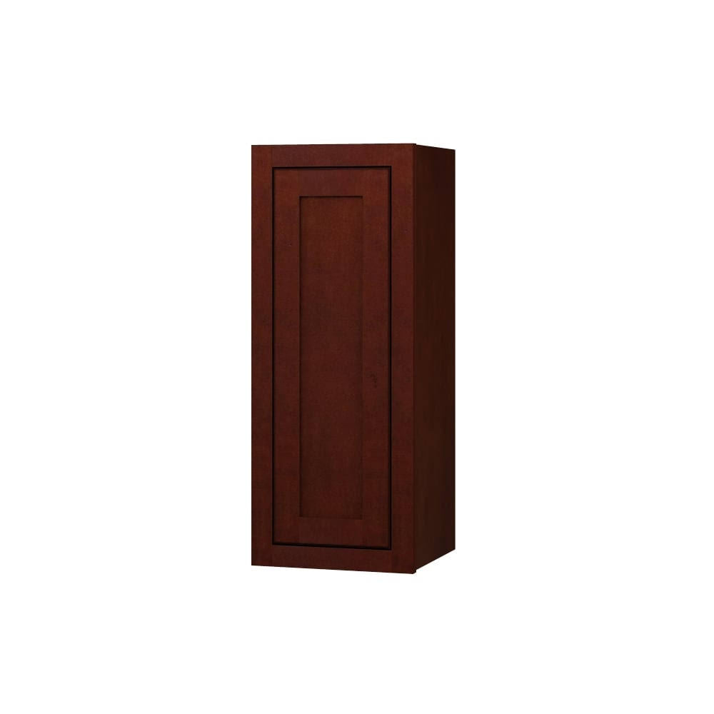 Sagehill Designs LDW1230 Lakewood 12x22 x 30x22 Single Door Kitchen Wall Cabinet Cabernet FNH2_X6ADM86