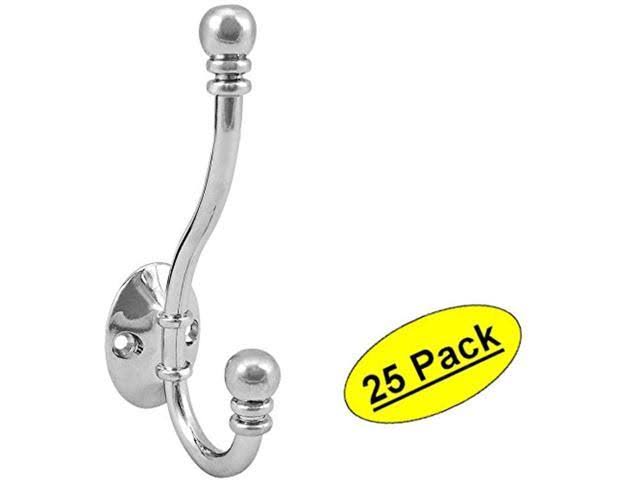 25 Pack - Cosmas 36267ch Polished Chrome Heavy Duty Coat  Hat Hook PHU9_S0YXC46