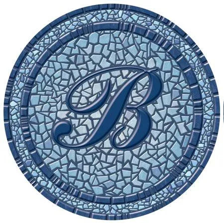 Custom Monogram Pool Mat - Letter L - Vinyl - Works in Most Pools - Easy Drop-In Installation, Size: 29 in Diameter RBV9_P2WNA57