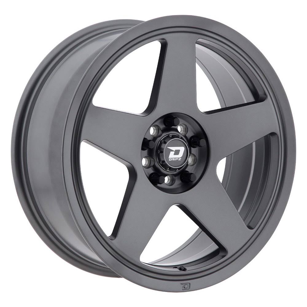 Drifz 312g Track Star 18x8 +35et 73.00mm Matte Graphite Wheel CQP0_S4WAH77