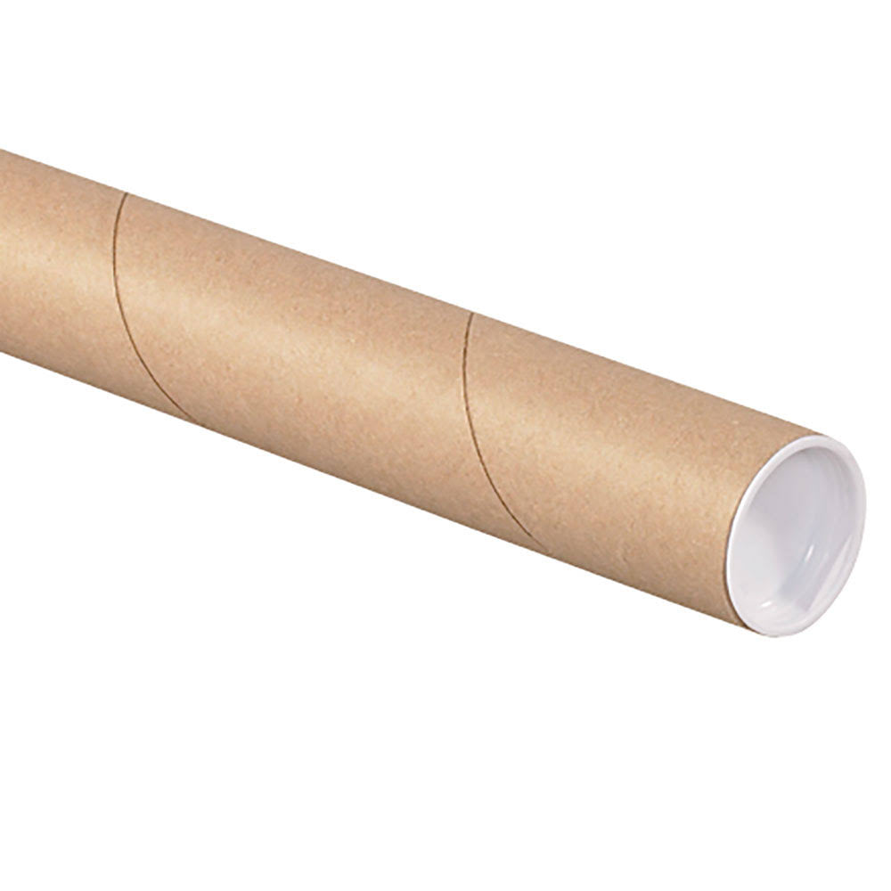 3x22 x 72x22 Heavy Duty Kraft Round Mailing Tubes - 15/Bundle PQP3_P5QQZ66