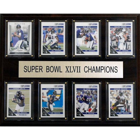 Baltimore Ravens Super Bowl XLVII Champions 12&& x 15&& Plaque QDS9_Q7HZF68