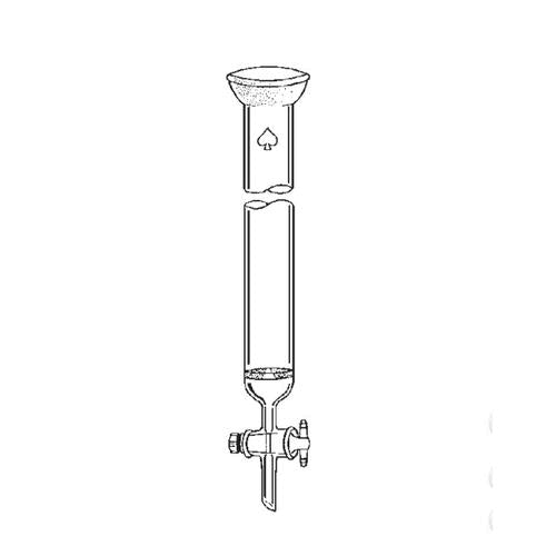 Ace Glass Inc 5872-66 - 25mm ID x 12x22 SJ, Flash Chromatography Column w/ B Filter Disc NTH0_R5UFV57