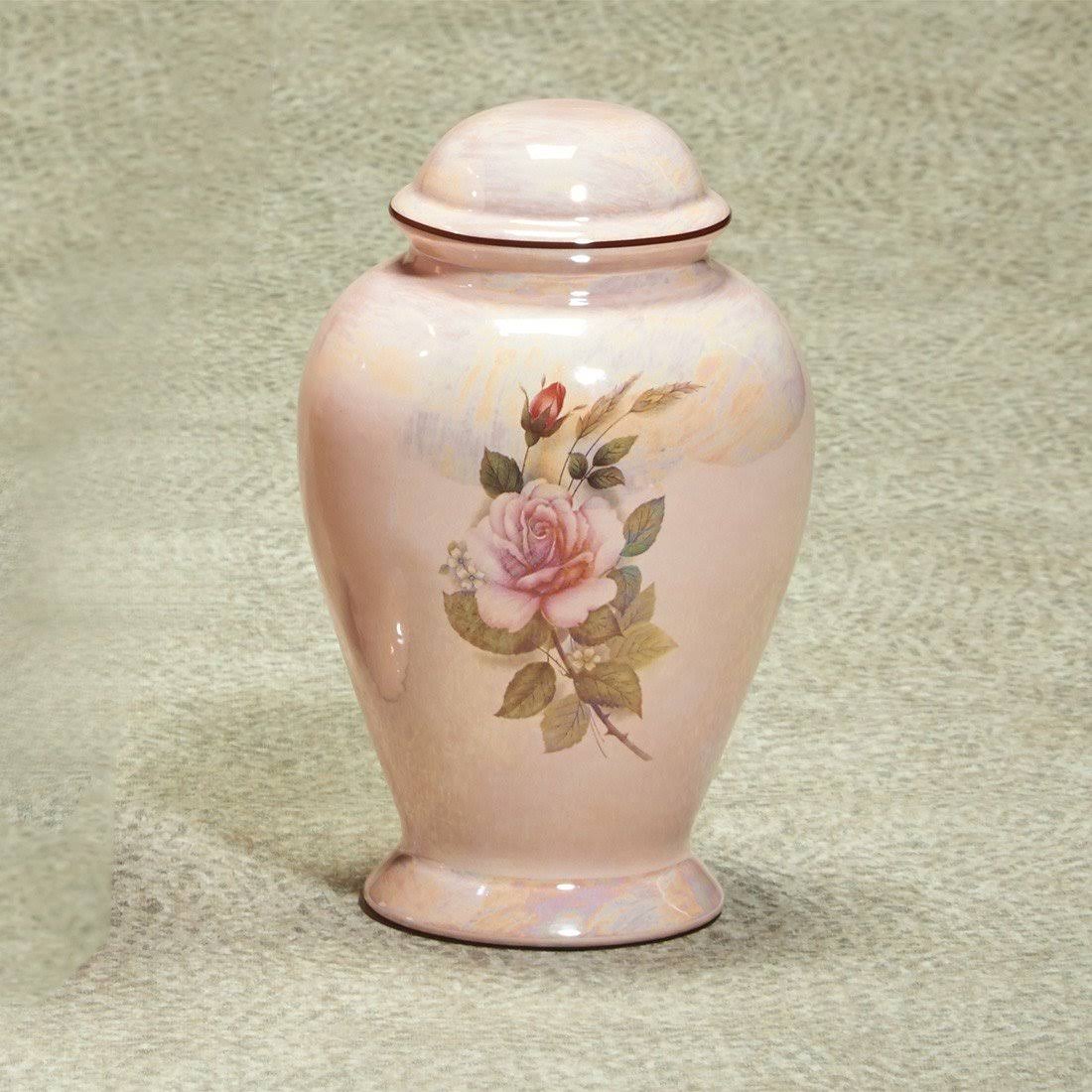 Darlene Ceramic Medium 57 Cu in Cremation Urn KXC4_K1HDV73