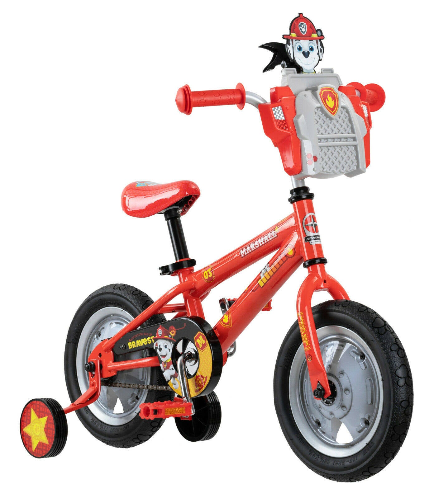 Nickelodeons Paw Patrol Marshall Play  Ride Bike 12 inch Wheel IEZ1_O8WBQ96