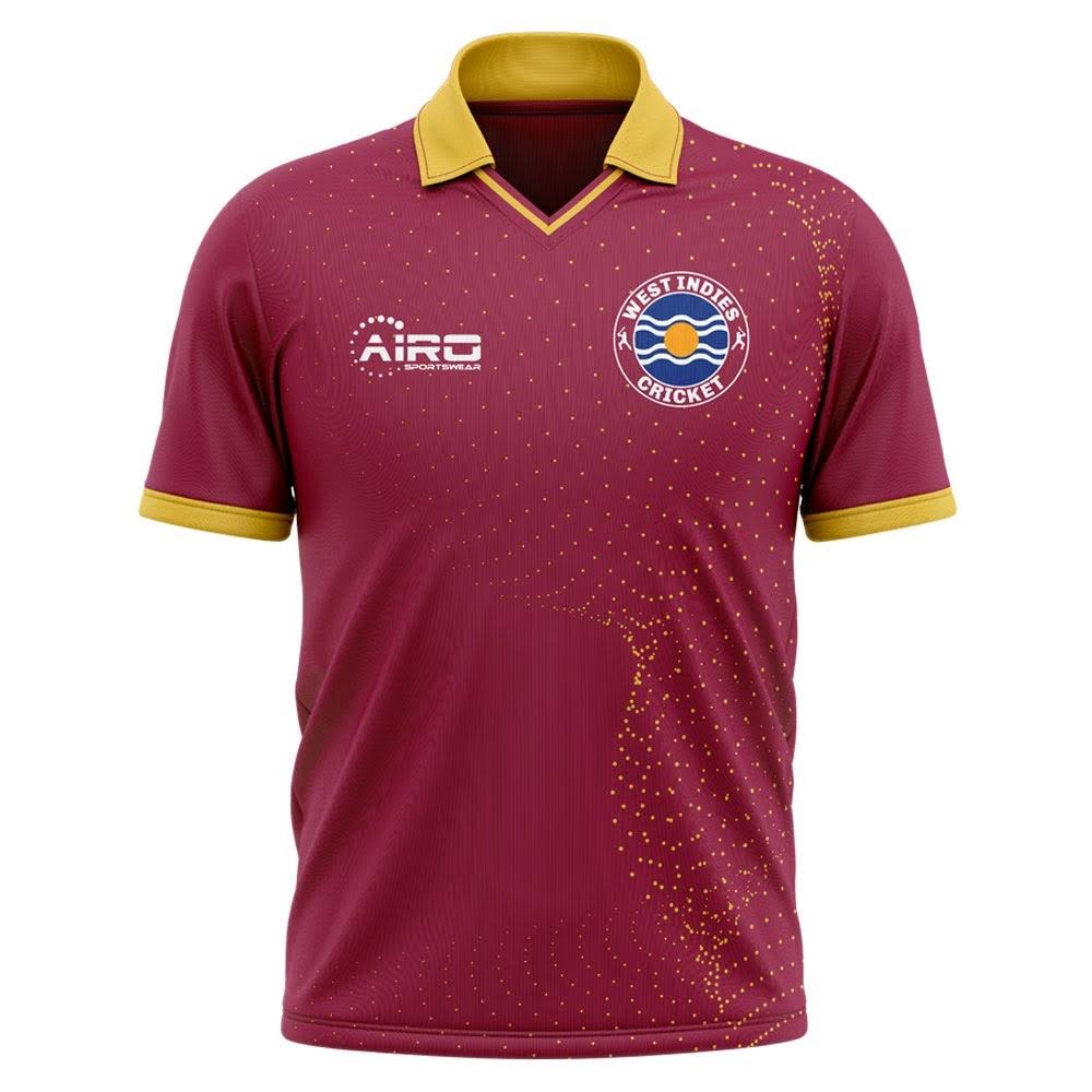 2020-2021 West Indies Cricket Concept Shirt - Little Boys QXI2_P2XMN58