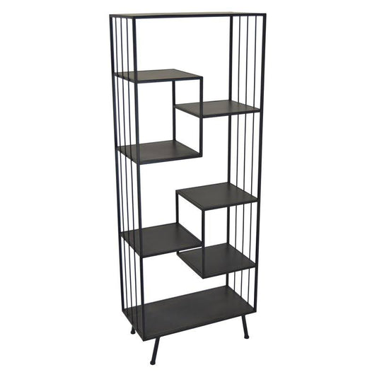 Plutus Brands PBTH92409 Metal Plant Stand in Black Metal FYD7_M7EQU35