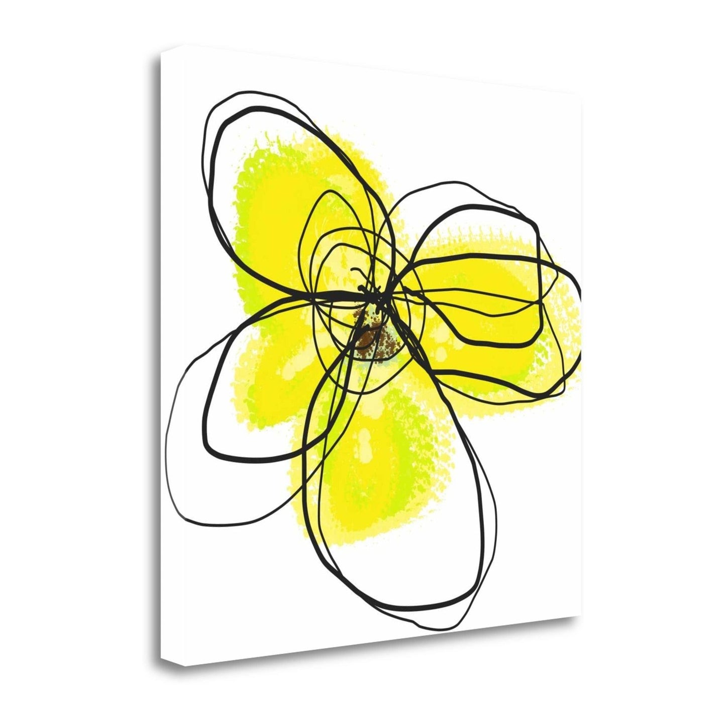 20x22 x 20x22 Yellow Petals Two by Jan Weiss Fine Art Giclee Print YHY4_S7SVE51