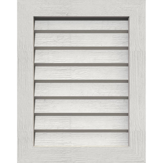 Ekena Millwork GVWVE20X1602RDPWR 20x22W x 16x22H Vertical Gable Vent (25x22W x 21x22H Frame Size): Primed, Non-Functional, Rough VQM0_H8YAH62